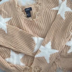 Super cute sweater with stars! S!